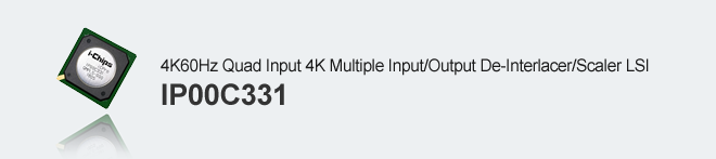 4K60Hz Quad Input 4K Multiple Input/Output De-Interlacer/Scaler LSI